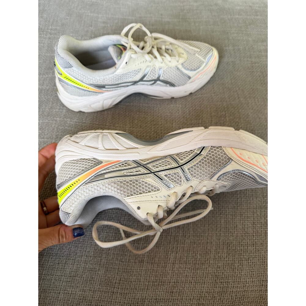 ASICS GT- 2160 Paris cream/yellow unisex sneaker size m 8.5/ w10 - Picture 9 of 16